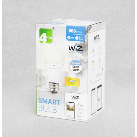 4lite Wiz LED E27 Smart Wi-Fi 9W 806LM Light Bulb
